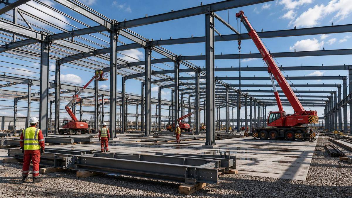 PEB & Steel Structure Execution Services in India