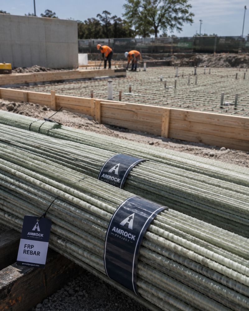 FRP Rebar for Concrete & Infrastructure Works by AMROCK