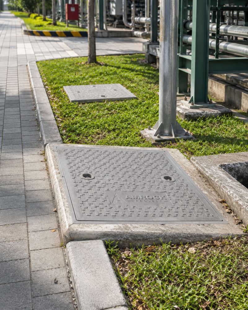 FRP Manhole Covers by AMROCK