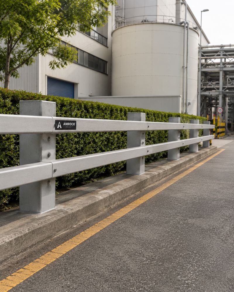 FRP Crash Barriers by AMROCK
